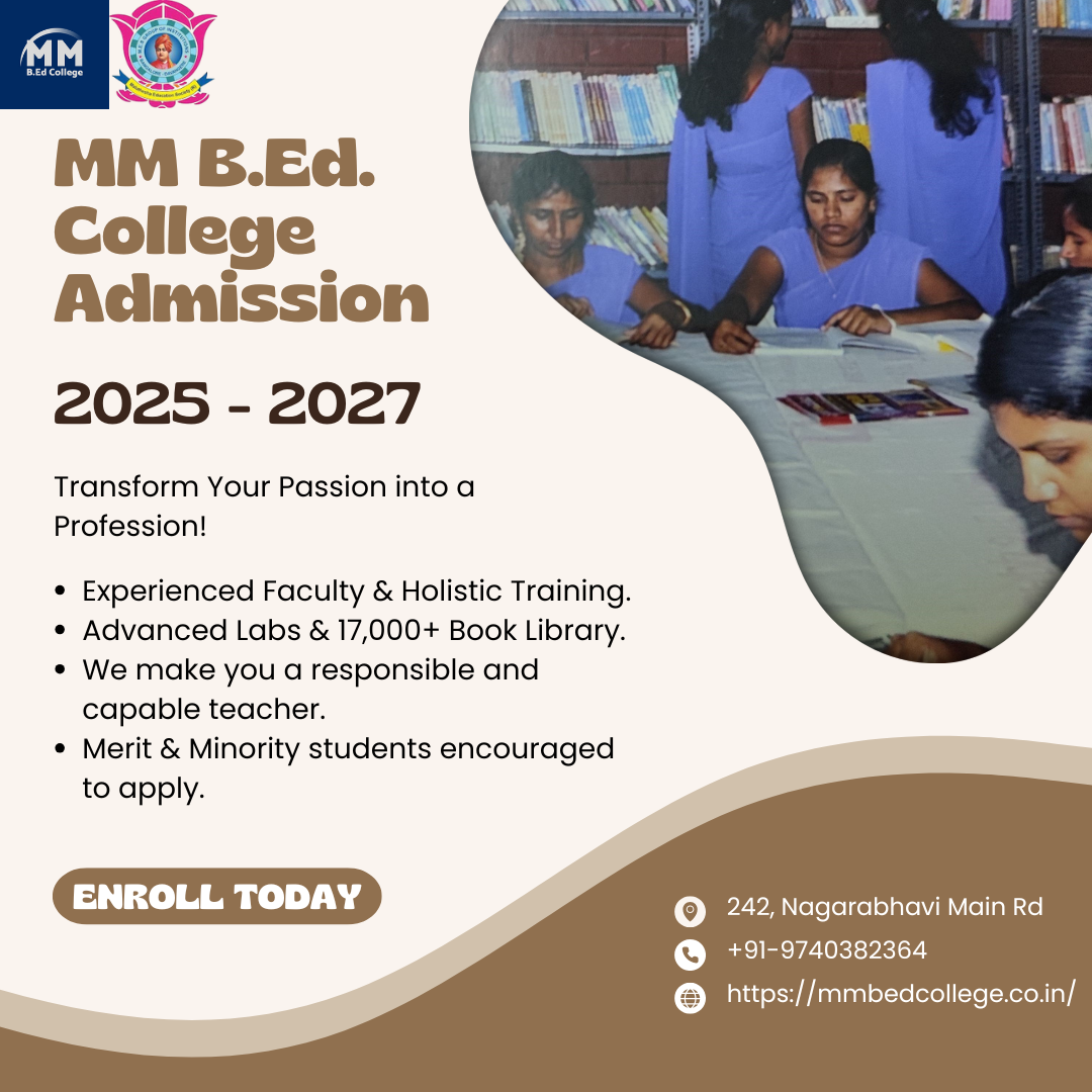 Admissions Open - Apply to MM B.Ed College